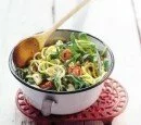 recepten vandaag pasta spaghetti tomaat rucola knappertjes